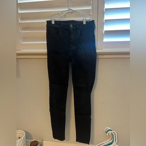 American eagle black stretchy skinny jeans size 4